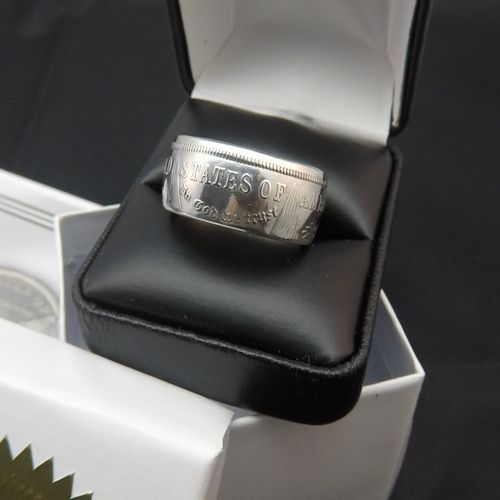 Morgan Silver Dollar Coin Ring