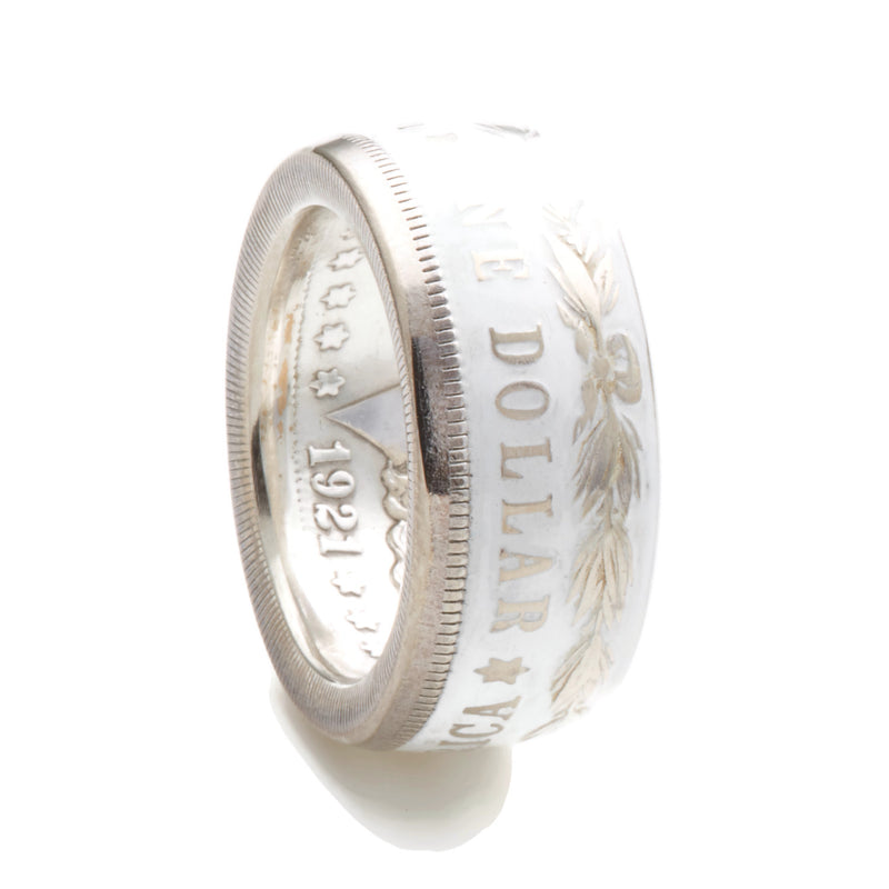 SALE! Colorized Morgan Silver Dollar Coin Ring