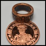 About Our Last Laugh Memento Mori Collectible Copper Coin Ring