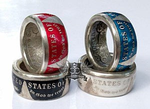How We Make Colorized Coin Rings Part 2 of 2 - Adding the Powder Coating to The Ring