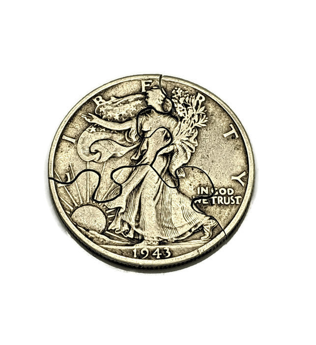 Walking Liberty Half Dollar 3-Piece Puzzle