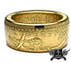 2025 American Gold Eagle Coin Ring - 22k Solid Gold!