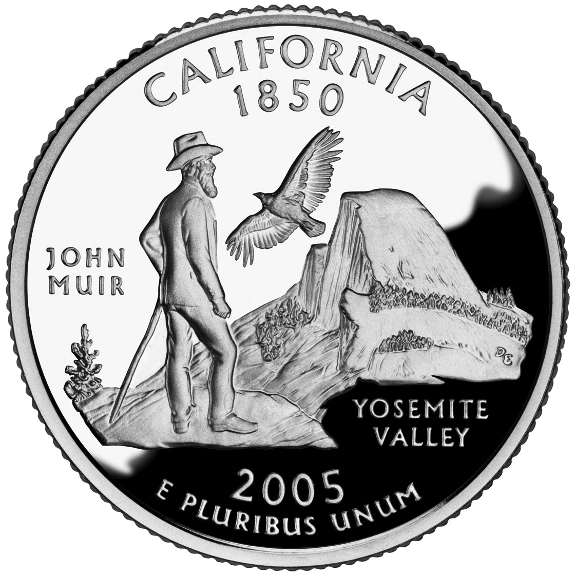 2005 California State Quarter proof reverse design — United States Mint image